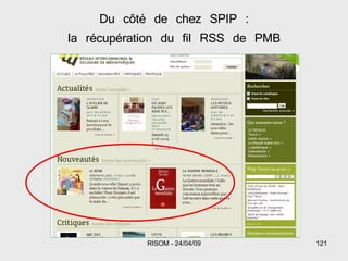 Du côté de chez SPIP : la récupération du fil RSS de PMB 