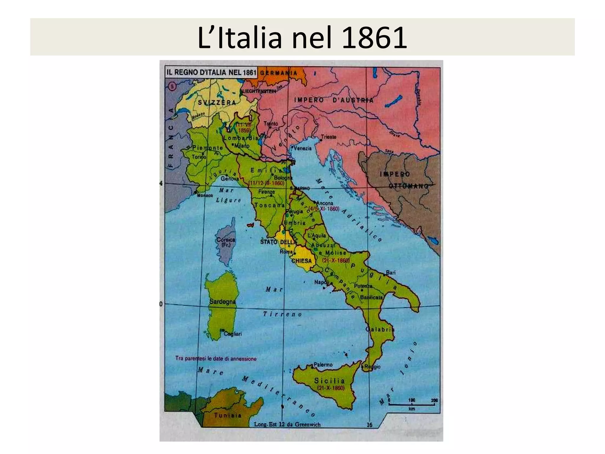 L’Italia nel 1861
 