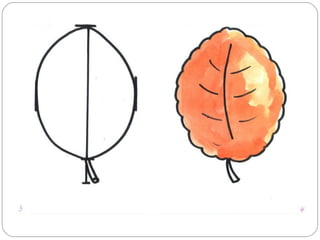 Risovanie osennih listev