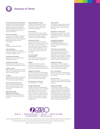 Transactional Printing