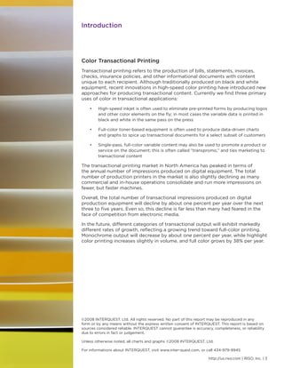 Transactional Printing