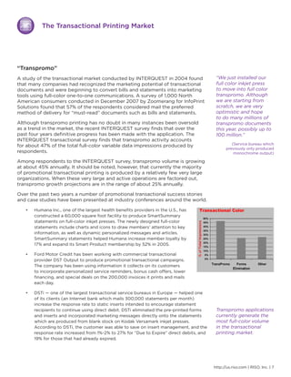 Transactional Printing