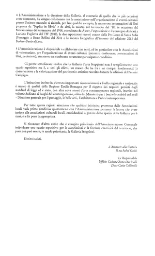 Risposta dell'Assessore Isabel Guidi