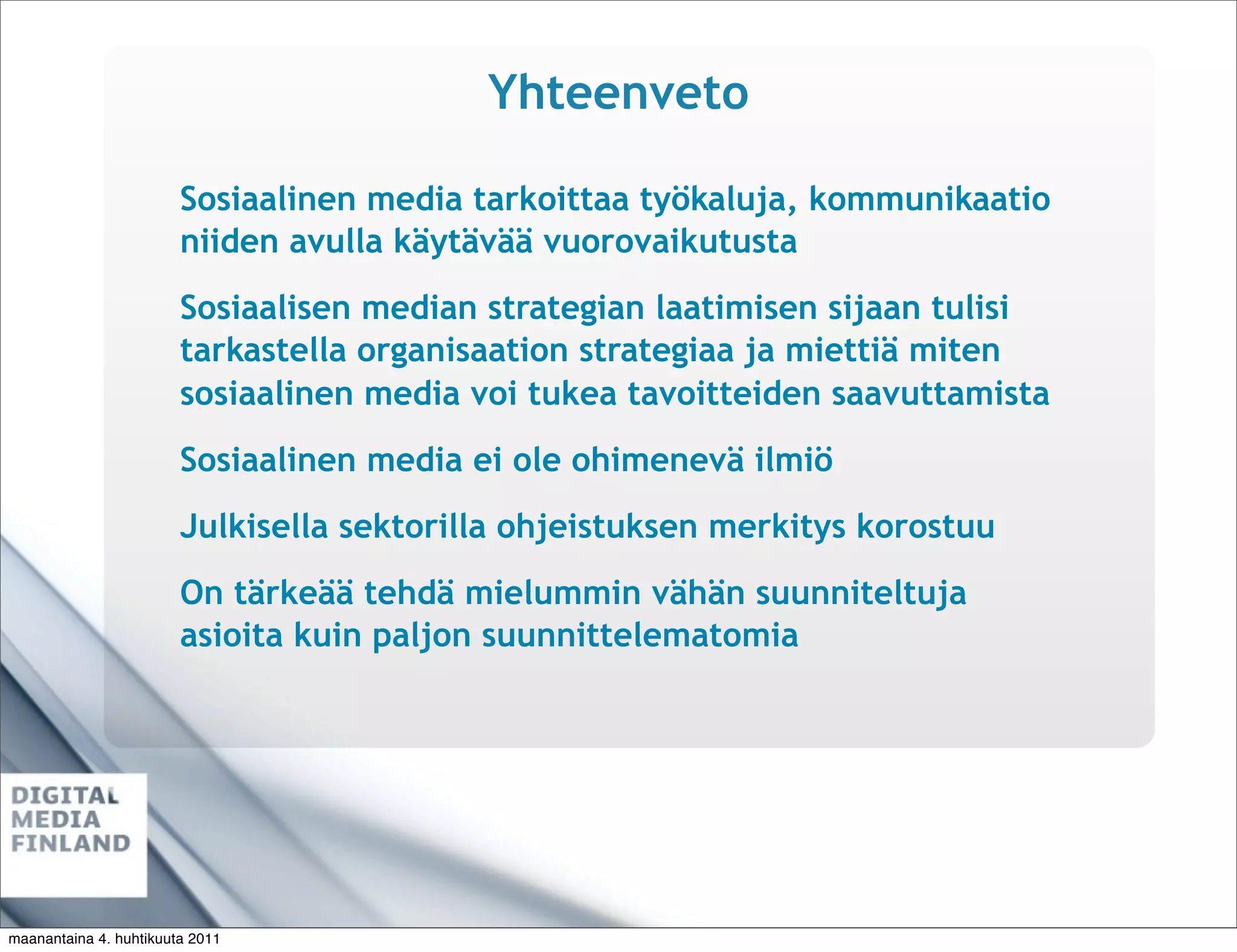 Sosiaalinen Media Julkisella Sektorilla PDF Sosiaalinen Media Julkisella Sektorilla PDF