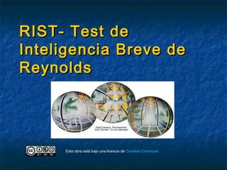 Rist Test De Inteligencia Breve De Reynolds | PPT