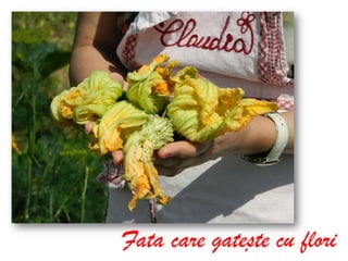 Fata care gateste cu flori
              ,
 