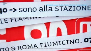 >   Report /
    la Sapienza /

                                                                                                         st u de nt i :
    2008
                                                                                                                          Agnese Caglio, Valeria Cherchi, Federico Ciamei




       Università la Sapienza, Roma | corso di Laurea in Disegno industriale e Comunicazione visiva, 2007/2008 | professore: Carlotta Latessa | Laboratorio di grafica 2 || tema: autoproduzione
 
