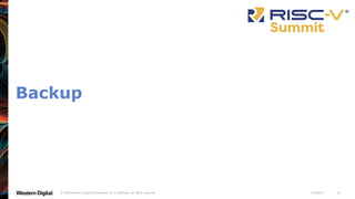 11/18/20
© 2020 Western Digital Corporation or its affiliates. All rights reserved. 25
Backup
 