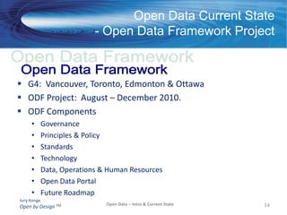 Open Government- Perspective for Local GovernmentBusiness:  Public ServicesStructure:  CorporationGovernance:  Council (Board of Directors)Servicing:  Citizens and Businesses			- the SHAREHOLDERS7Open Data – Intro & Current State