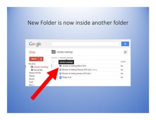 Select file you want to add to a folder
 