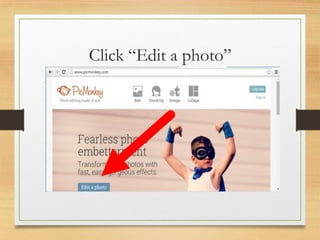 Click “Edit a photo”
www.maritatria.com
 