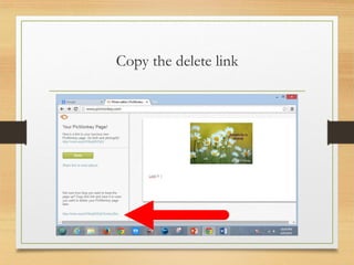 Copy the delete link
www.maritatria.com
 