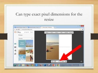 Can type exact pixel dimensions for the
resize
www.maritatria.com
 