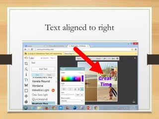 Text aligned to right
www.maritatria.com
 