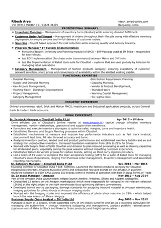 Ritesh arya cv mar 2016 | PDF