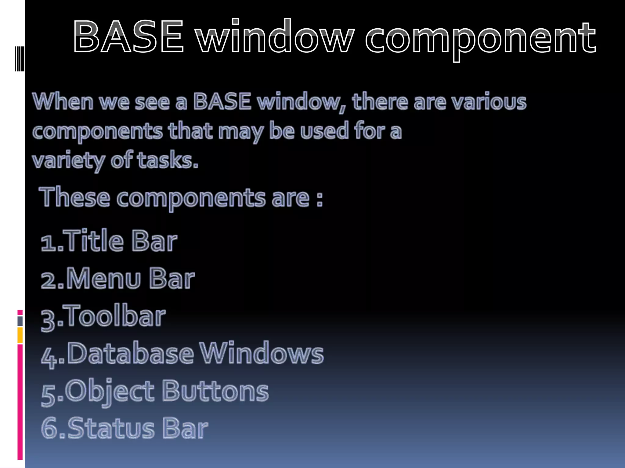 Openoffice.base by ritesh dansena