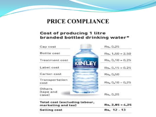Non availability of Kinley in western countries.3. OPPORTUNITIES Growing bottled water market.