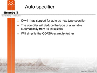 CORBA Programming with TAOX11/C++11 tutorial | PDF