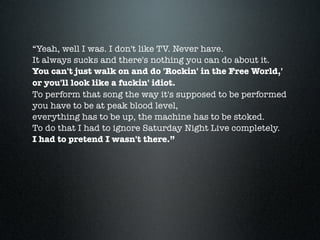 Rocking in the Free World