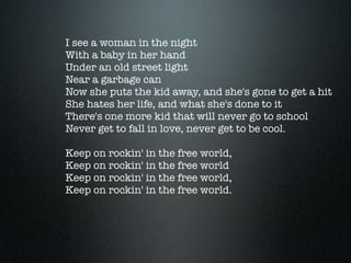 Rocking in the Free World