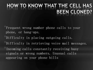 Mobile Phone Cloning By: Ritik Nagar