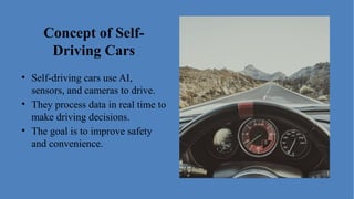 Ritik PPT (ROLE OF AI IN SELF DRIVING CARS).pptx