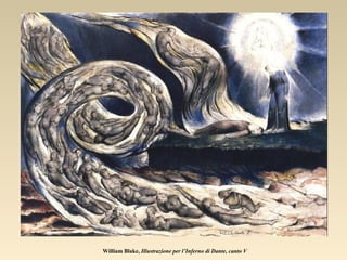 William Blake, Illustrazione per l’Inferno di Dante, canto V
 