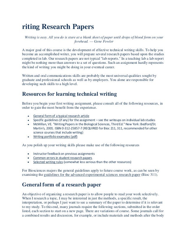 how to write a reference page for a research paper
