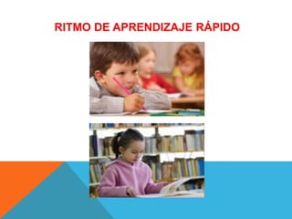 RITMO DE APRENDIZAJE RÁPIDO
 