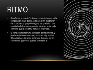 Ritmo, simetría, intensidad | PPTX