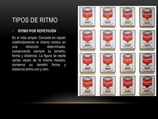 Ritmo, simetría, intensidad | PPTX