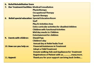 Relief India Trust Profile