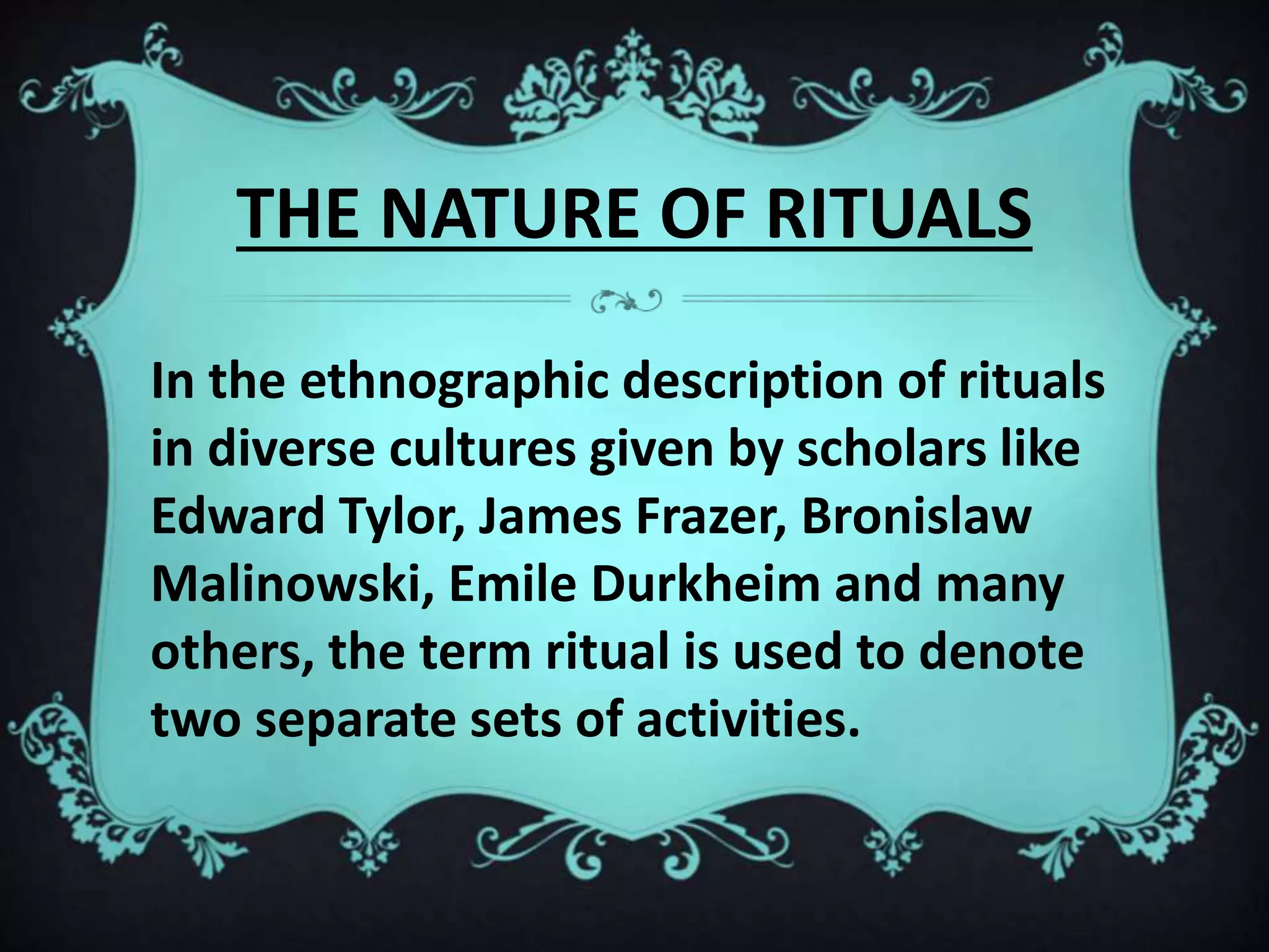 Rituals | PPTX