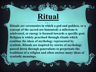 What Is A Rituel Rituals | PPTX