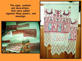 Ritual towels | PPT