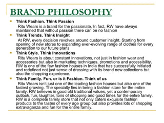 Ritu Wears | PPT