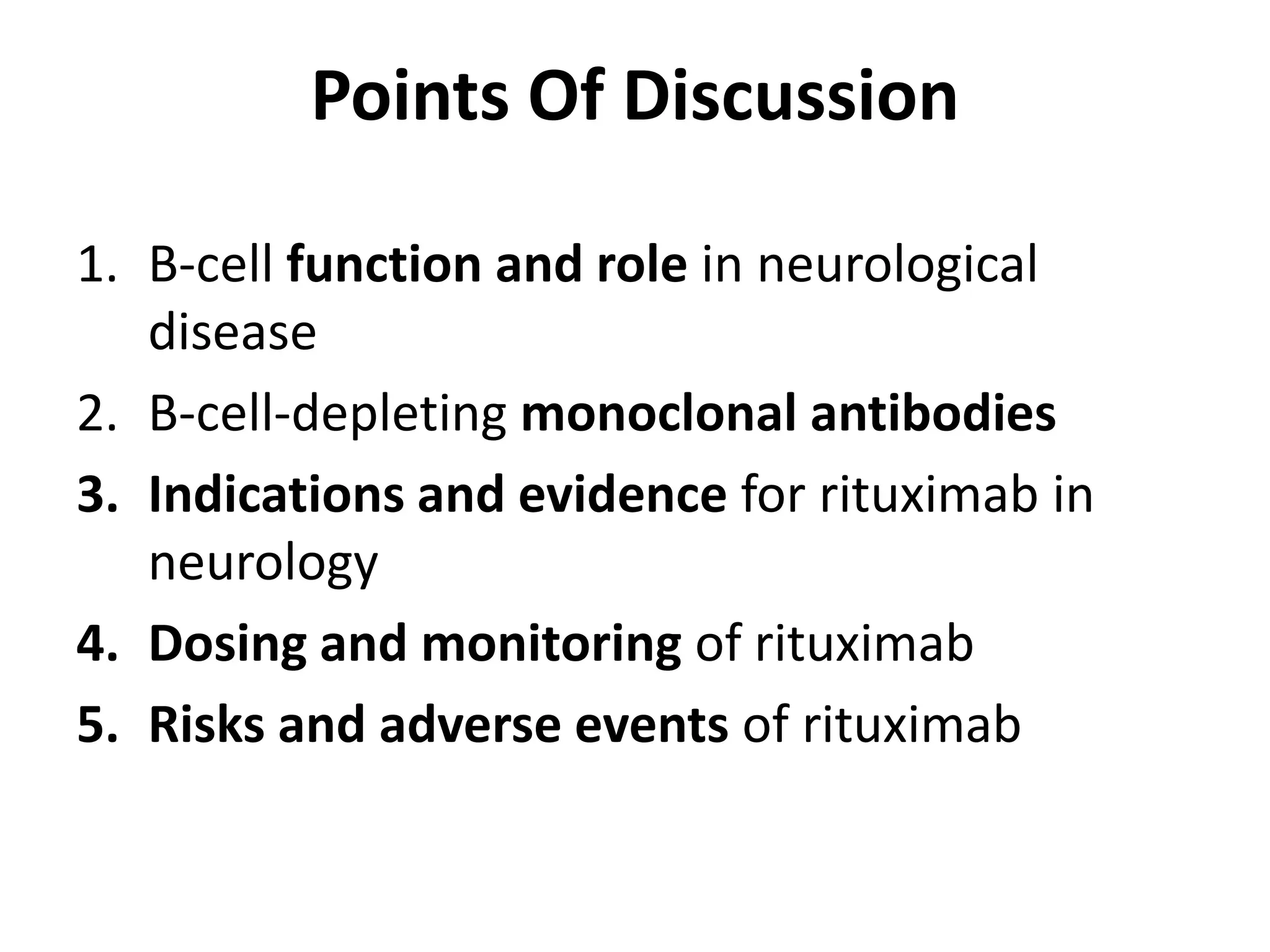 Rituximab In Neurologic Disorders - PPTX
