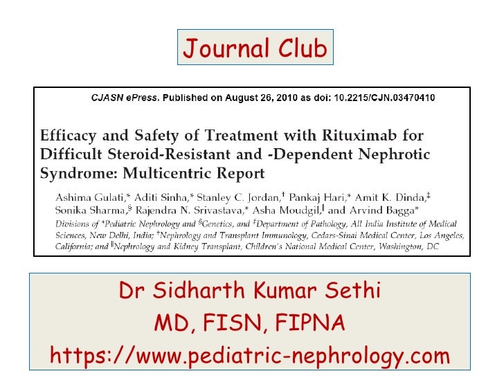 Rituximab CJASN Journal Club