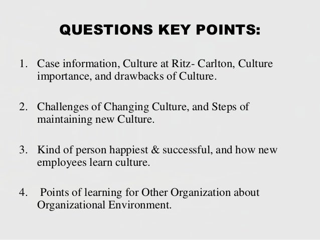 Ritz Carlton Case Study