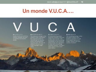 Un monde V.U.C.A….
david.vallat@univ-lyon1.fr / @DavidVALLAT 10
 