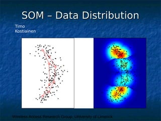 Wireless Access Research Group, University of Limerick
SOM – Data DistributionSOM – Data Distribution
Timo
Kostiainen
 