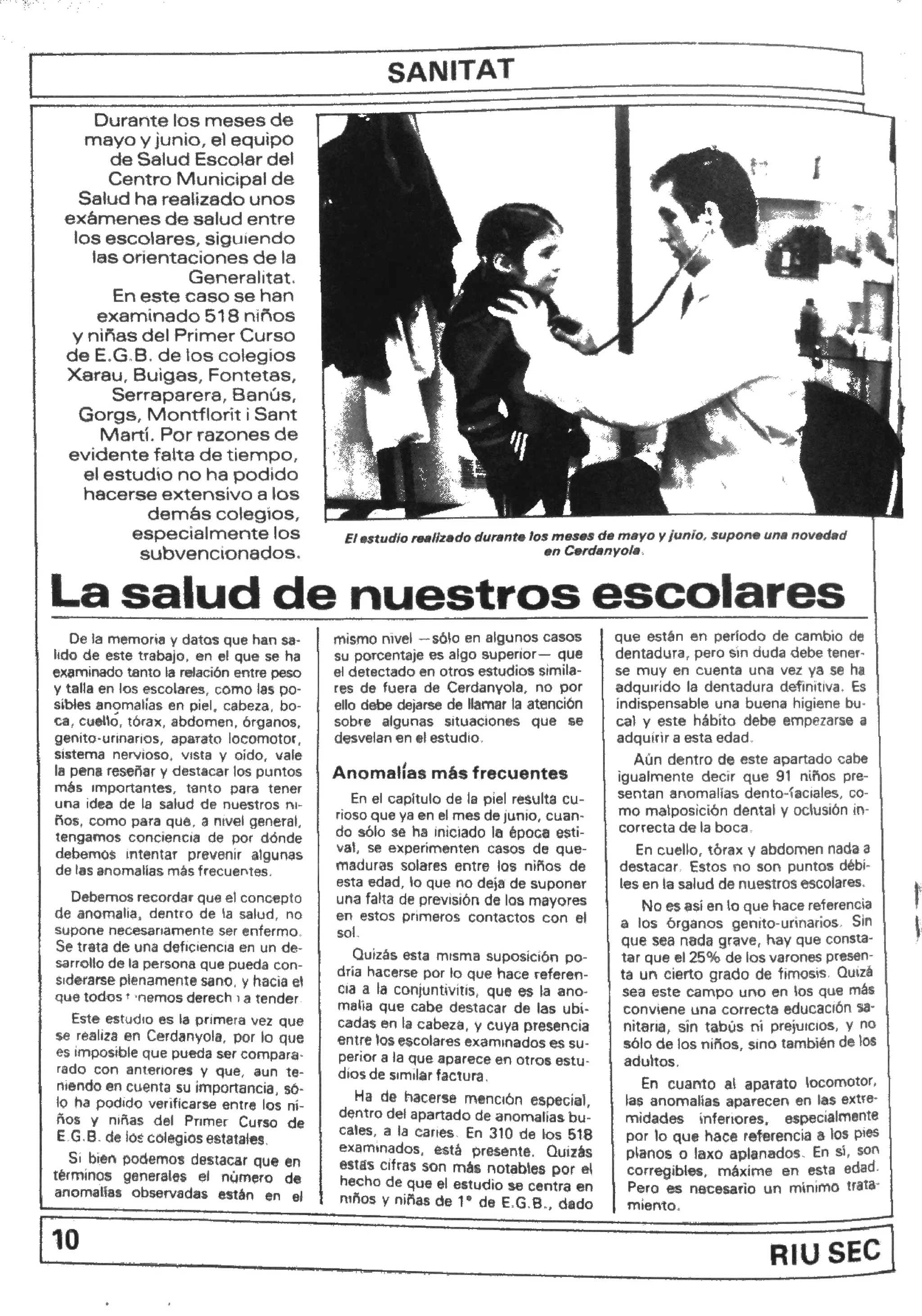 Riu Sec, 7 - Setembre 1981