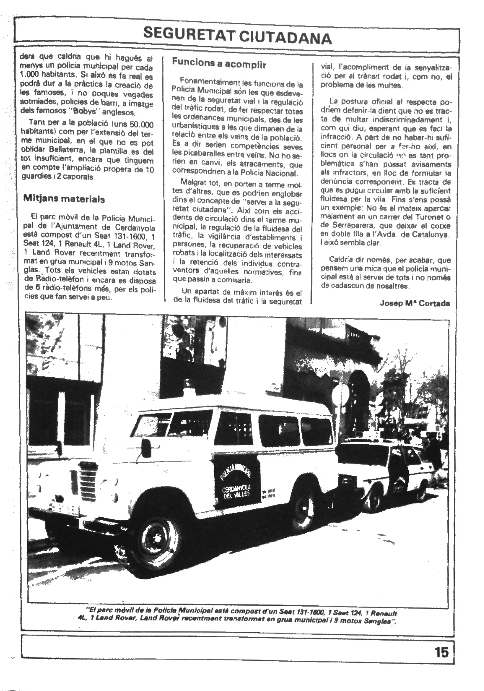 Riu Sec, 7 - Setembre 1981