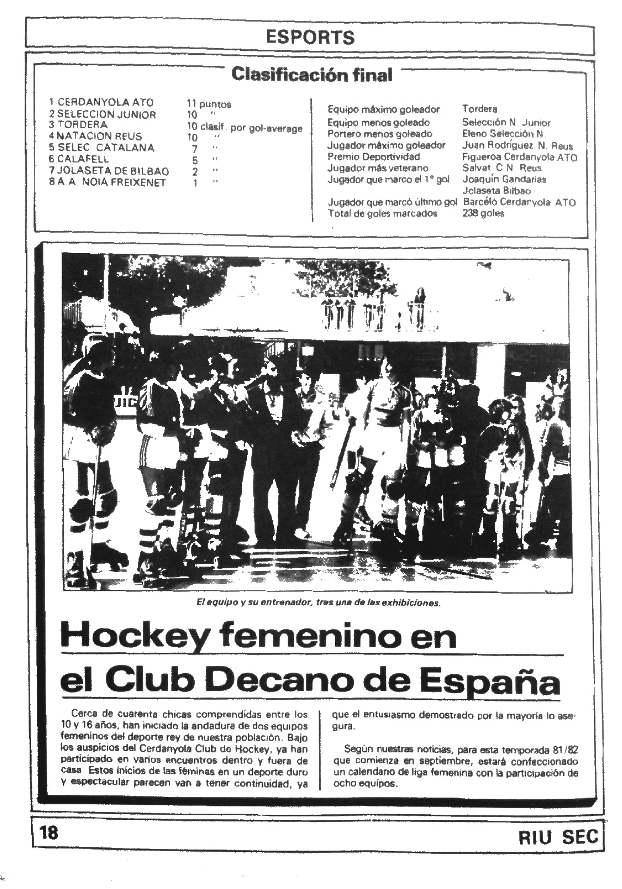 Riu Sec, 7 - Setembre 1981