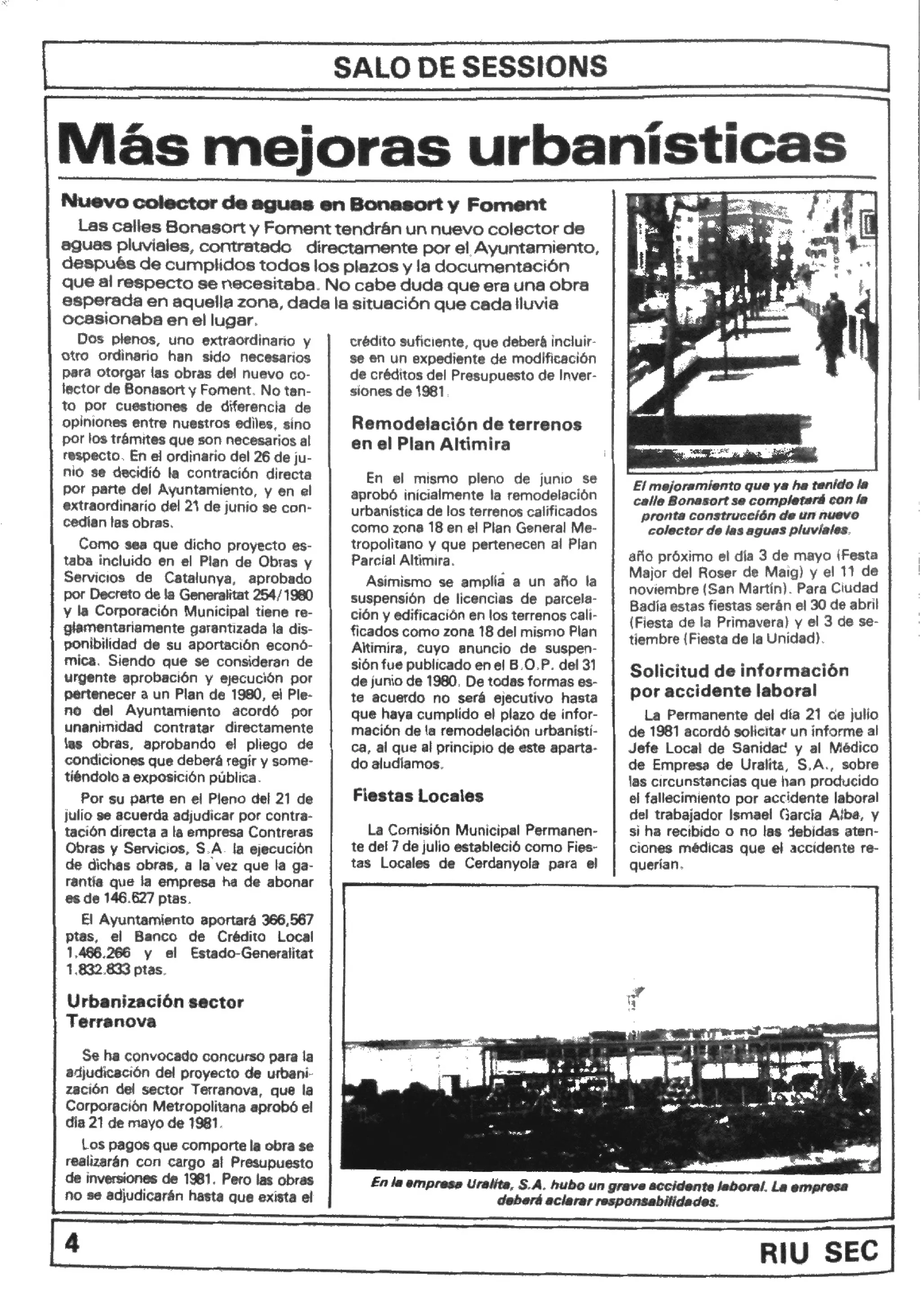 Riu Sec, 7 - Setembre 1981