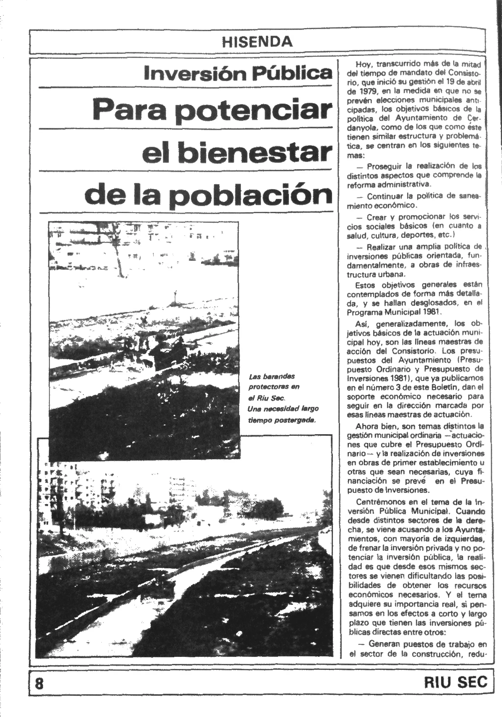 Riu Sec, 7 - Setembre 1981