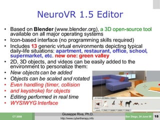 NeuroVR 1.5 - Open Source VR system for neuroscience and behavioral ...