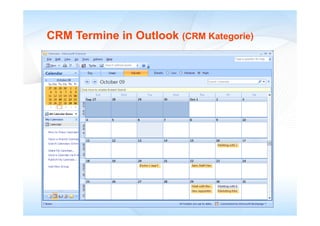 CRM Termine in Outlook (CRM Kategorie)
 