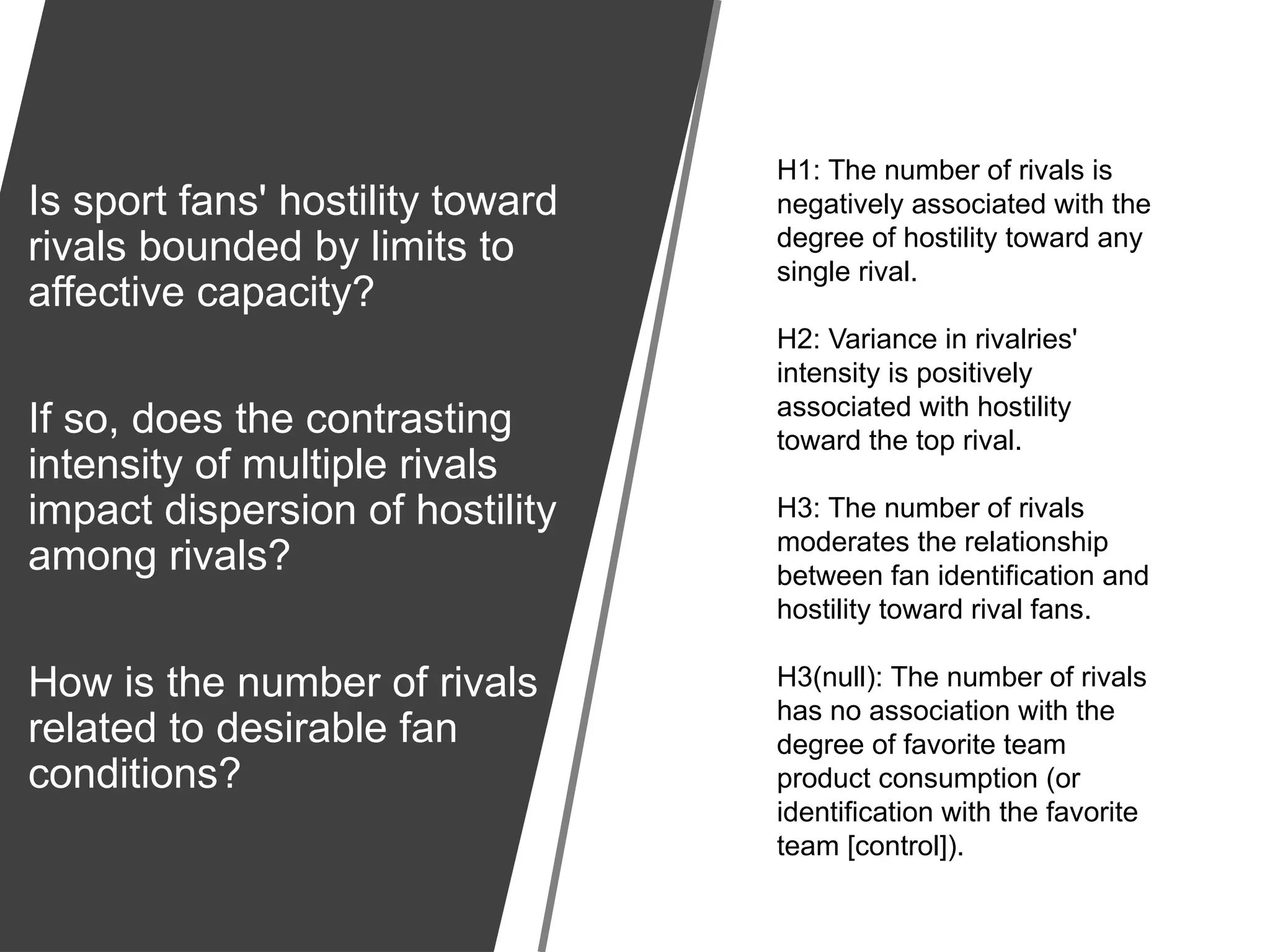 Good Rivalry Examples Rivalry Dispersion Theory: Are multiple rivals good for society? | PPTX