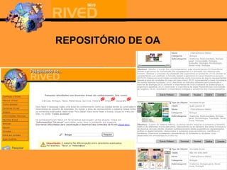 REPOSITÓRIO DE OA 